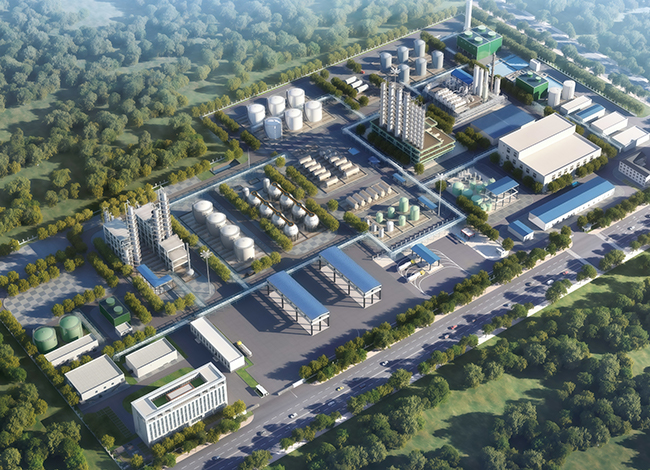 海尔希工厂鸟瞰图